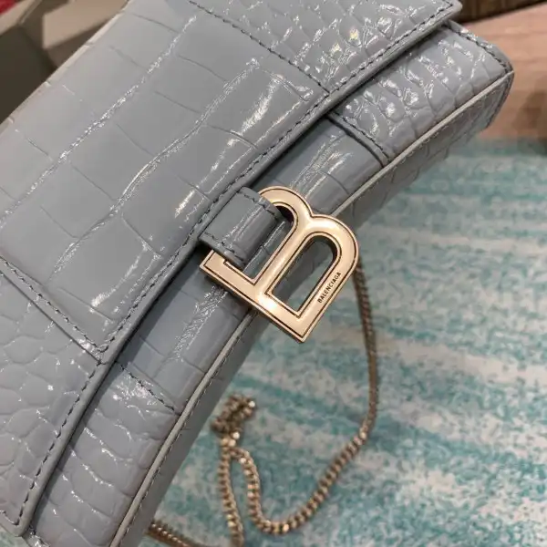 Rep BALENCIAGA  HOURGLASS CHAIN BAG 0125