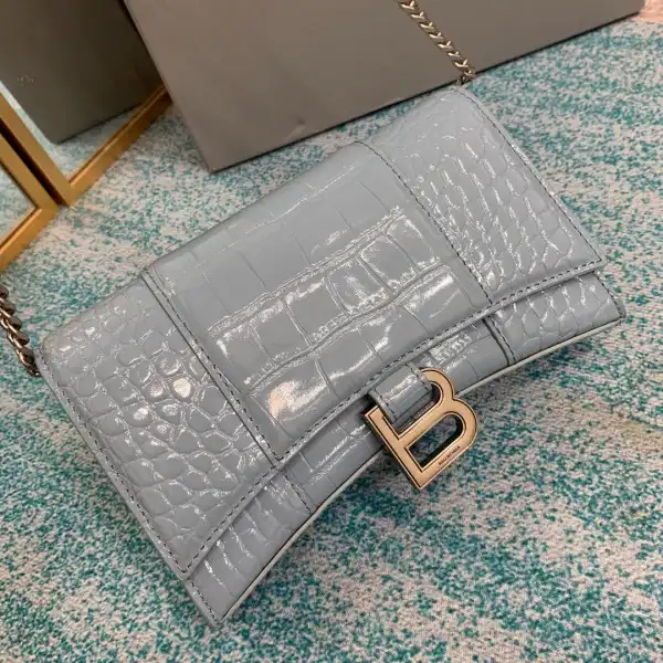 Rep BALENCIAGA  HOURGLASS CHAIN BAG 0125