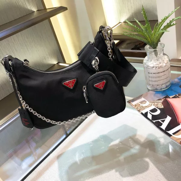 Affordable PRADA NYLON HOBO BAG 0115