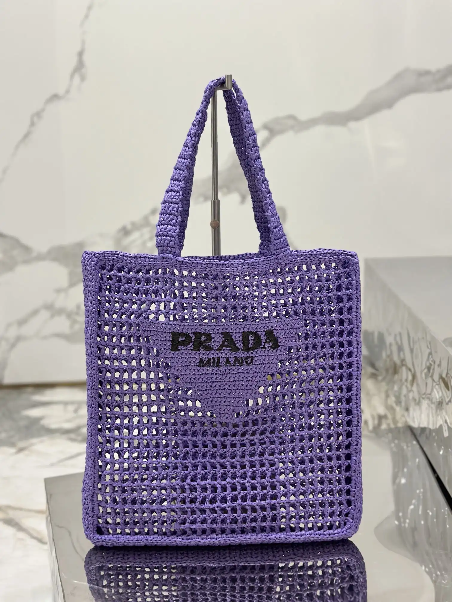 Rep PRADA Crochet tote bag 0122