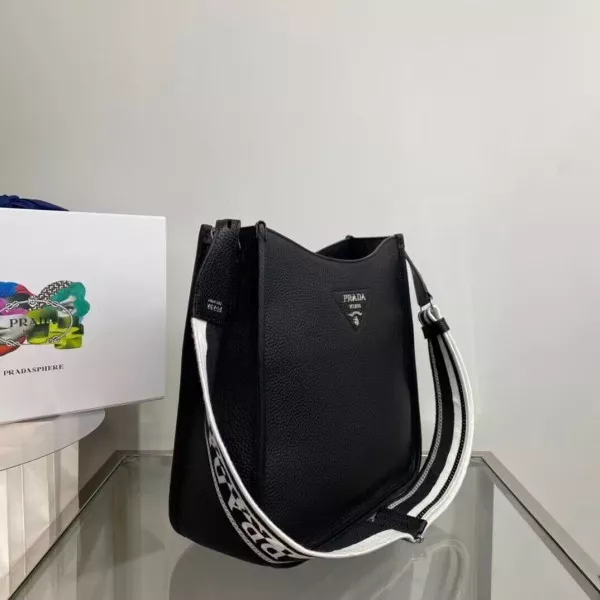 Rep PRADA Leather hobo bag 0115