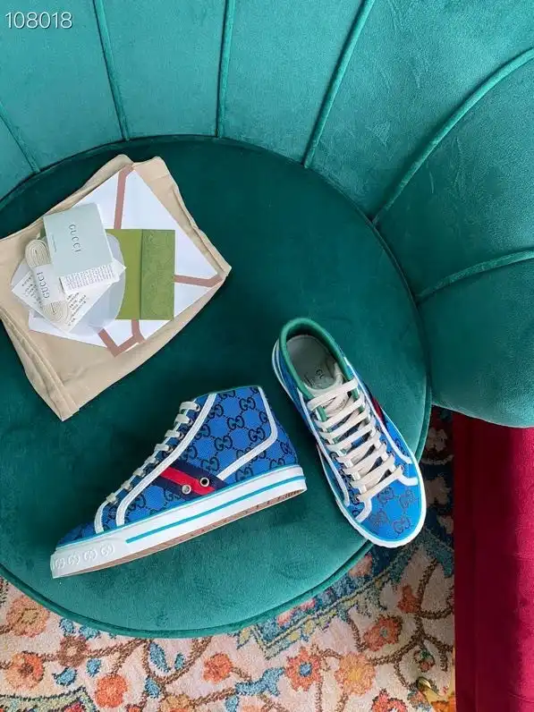 Rep GUCCI Tennis 1977 GG Multicolor high-top 0201