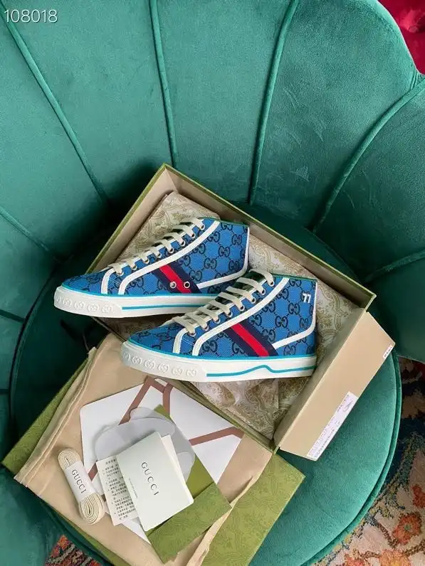 Rep GUCCI Tennis 1977 GG Multicolor high-top 0201